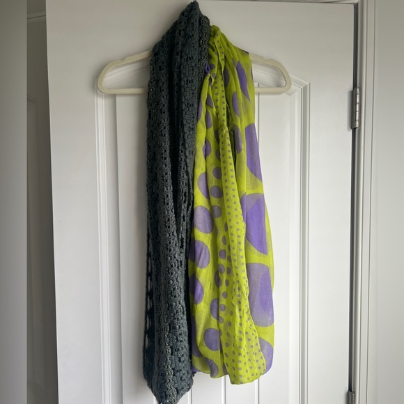 Infinity Scarf Bundle Grey and Polka Dot - Picture 1 of 4